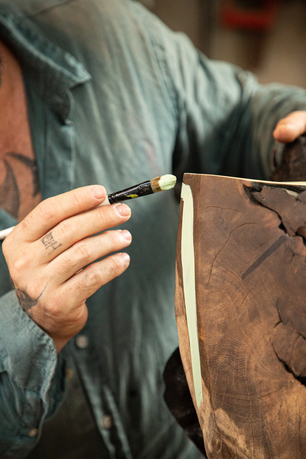 Detalhe do processo de criação